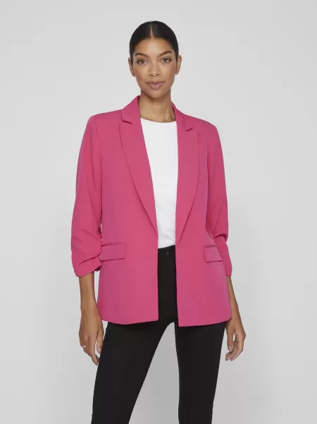 Pink Yarrow 3/4-Ermet Blazer Vila Blazere Og Dresser Dame