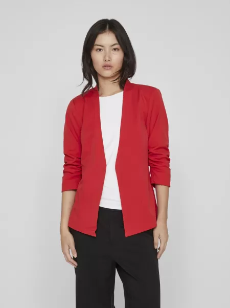 3/4 Ermet Ettersittende Blazer Blazere Og Dresser Vila Dame High Risk Red